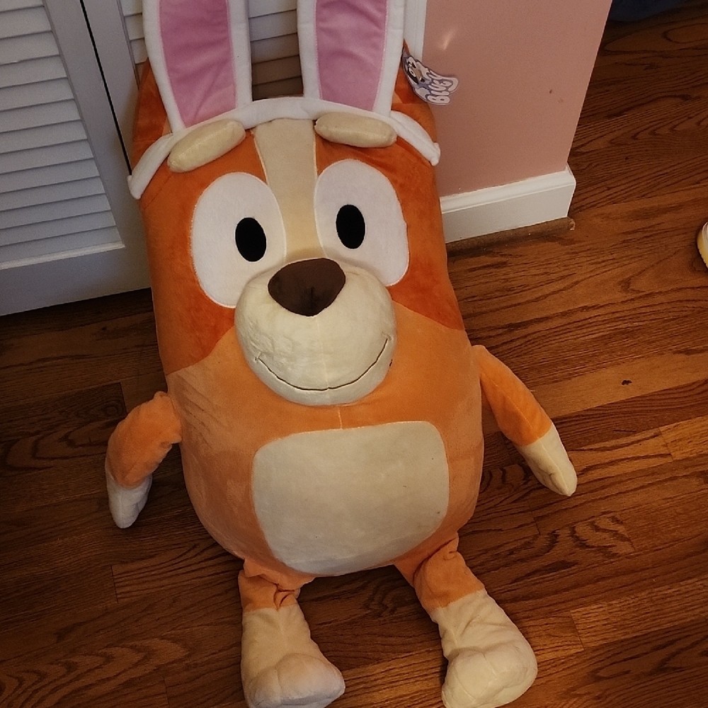 Giant Easter Bingo Plushie From Bluey